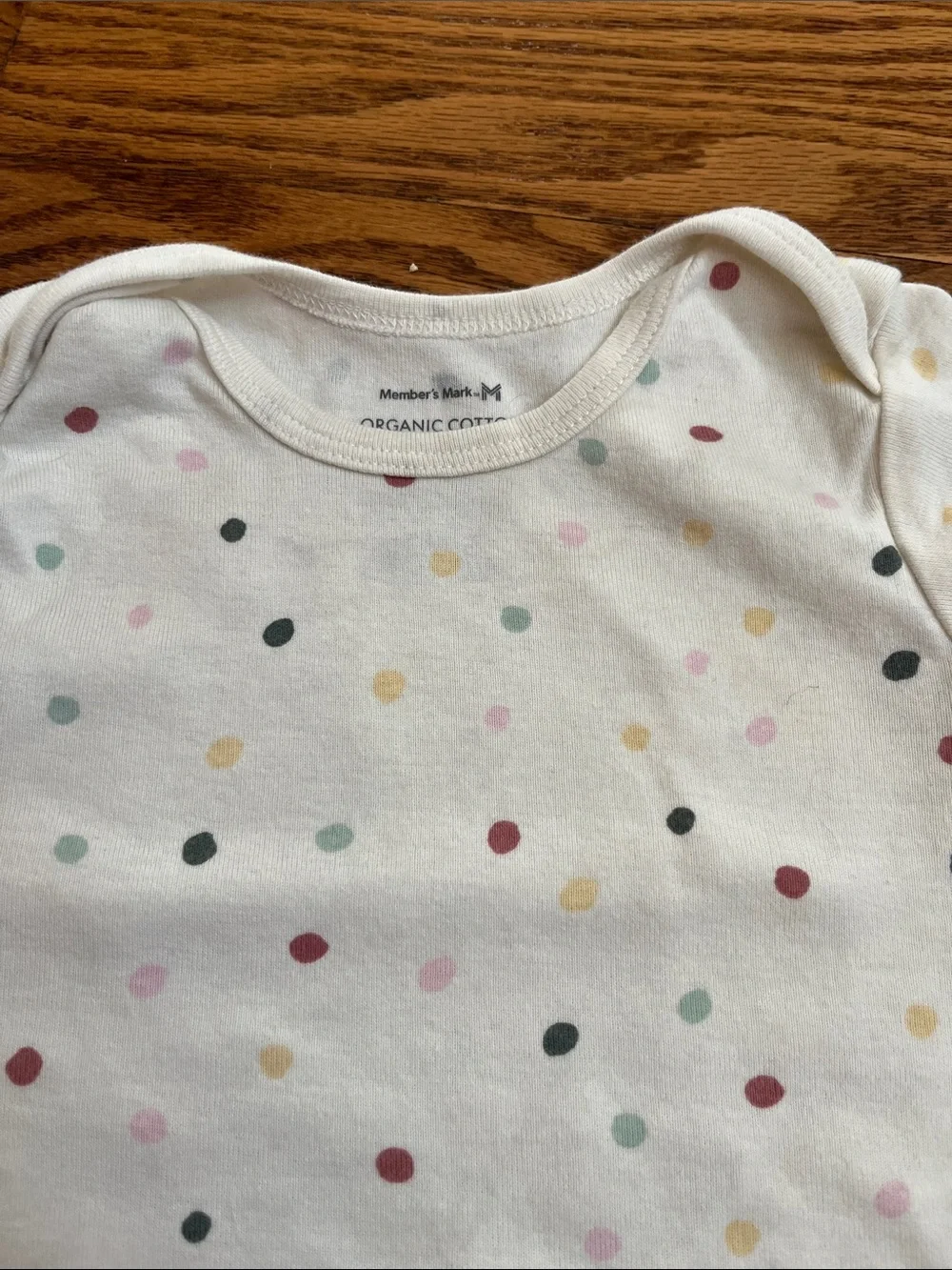 Members Mark Baby Girls Short Sleeve Ribbed Onesie - Pink & Mauve Mix (3-Pack)